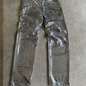 Betabrand Men’s disco suit Medium jacket 34 pants